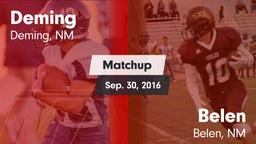Matchup: Deming vs. Belen  2016
