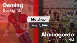 Matchup: Deming vs. Alamogordo  2016