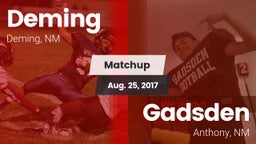 Matchup: Deming vs. Gadsden  2017