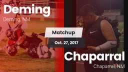 Matchup: Deming vs. Chaparral  2017