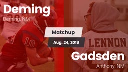 Matchup: Deming vs. Gadsden  2018