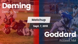 Matchup: Deming vs. Goddard  2018