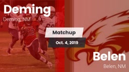 Matchup: Deming vs. Belen  2019