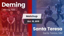 Matchup: Deming vs. Santa Teresa  2019