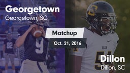Matchup: Georgetown vs. Dillon  2016