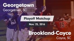 Matchup: Georgetown vs. Brookland-Cayce  2016