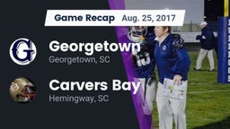 Recap: Georgetown  vs. Carvers Bay  2017