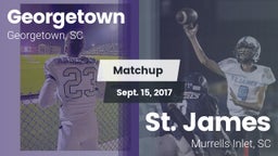 Matchup: Georgetown vs. St. James  2017