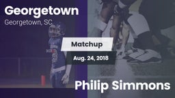 Matchup: Georgetown vs. Philip Simmons 2018