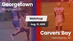 Matchup: Georgetown vs. Carvers Bay  2018