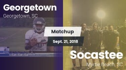 Matchup: Georgetown vs. Socastee  2018