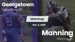 Matchup: Georgetown vs. Manning  2018