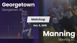 Matchup: Georgetown vs. Manning  2018