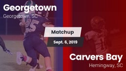 Matchup: Georgetown vs. Carvers Bay  2019