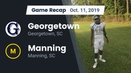 Recap: Georgetown  vs. Manning  2019