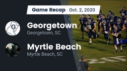 Recap: Georgetown  vs. Myrtle Beach  2020