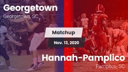 Matchup: Georgetown vs. Hannah-Pamplico  2020