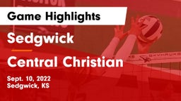 Sedgwick  vs Central Christian  Game Highlights - Sept. 10, 2022
