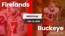 Matchup: Firelands vs. Buckeye  2016