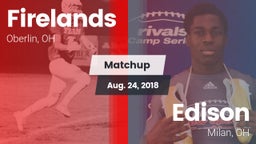 Matchup: Firelands vs. Edison  2018