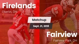 Matchup: Firelands vs. Fairview  2018