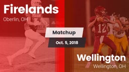 Matchup: Firelands vs. Wellington  2018