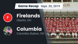 Recap: Firelands  vs. Columbia  2019