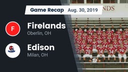 Recap: Firelands  vs. Edison  2019
