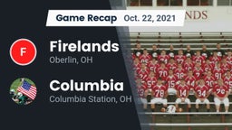 Recap: Firelands  vs. Columbia  2021