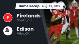 Recap: Firelands  vs. Edison  2022