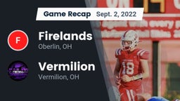 Recap: Firelands  vs. Vermilion  2022
