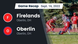 Recap: Firelands  vs. Oberlin  2022