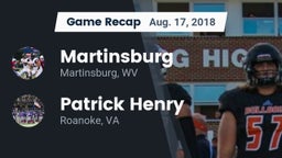 Recap: Martinsburg  vs. Patrick Henry  2018