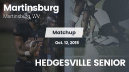 Matchup: Martinsburg vs. HEDGESVILLE SENIOR  2018