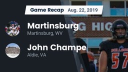 Recap: Martinsburg  vs. John Champe   2019