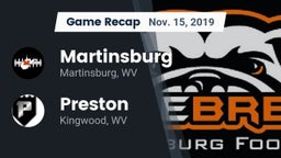 Recap: Martinsburg  vs. Preston  2019