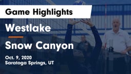 Westlake  vs Snow Canyon  Game Highlights - Oct. 9, 2020