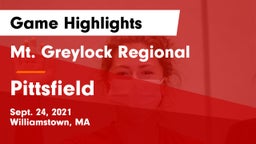 Mt. Greylock Regional  vs Pittsfield  Game Highlights - Sept. 24, 2021