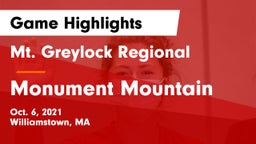 Mt. Greylock Regional  vs Monument Mountain Game Highlights - Oct. 6, 2021
