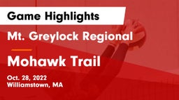 Mt. Greylock Regional  vs Mohawk Trail Game Highlights - Oct. 28, 2022