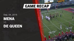 Recap: Mena  vs. De Queen  2015