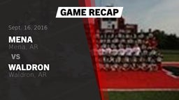 Recap: Mena  vs. Waldron  2016