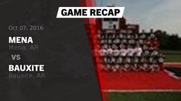 Recap: Mena  vs. Bauxite  2016