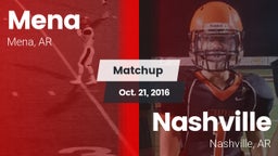 Matchup: Mena vs. Nashville  2016