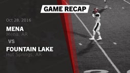 Recap: Mena  vs. Fountain Lake  2016