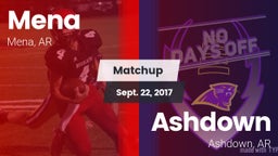 Matchup: Mena vs. Ashdown  2017