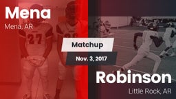 Matchup: Mena vs. Robinson  2017