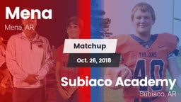 Matchup: Mena vs. Subiaco Academy 2018
