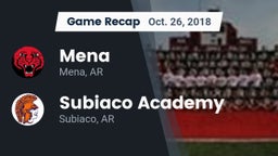 Recap: Mena  vs. Subiaco Academy 2018
