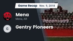 Recap: Mena  vs. Gentry Pioneers 2018